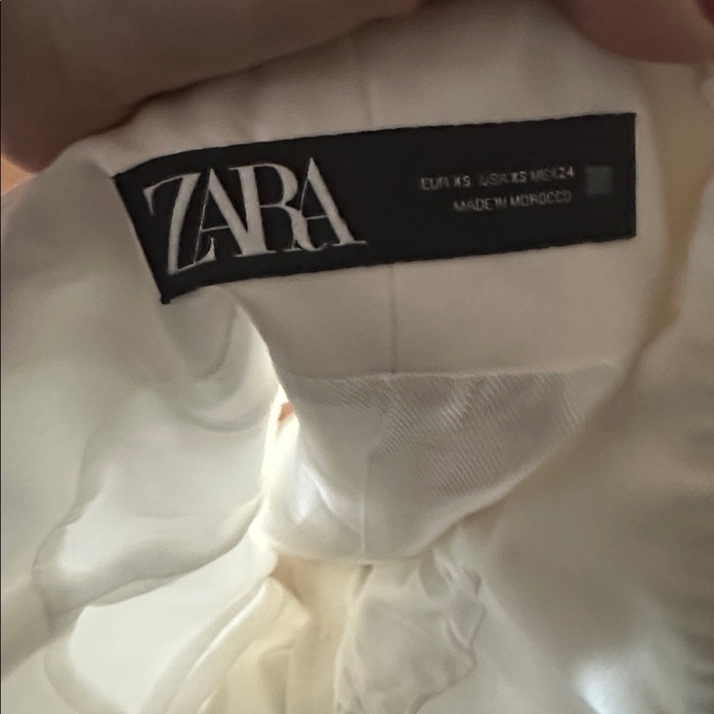 Zara MIXED SATIN EFFECT BUSTIER - Picture 7 of 8